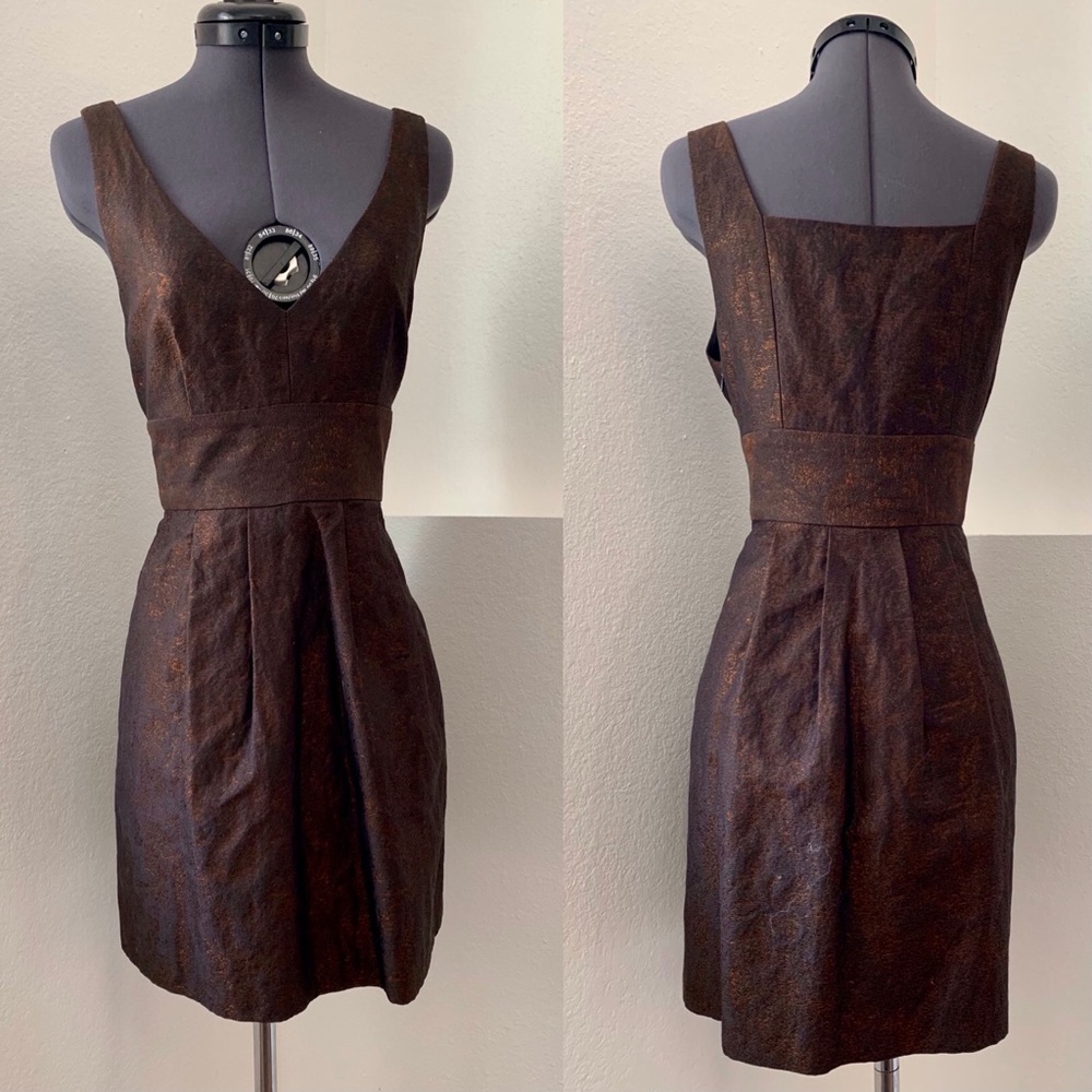 NWOT cotton metallic dress by Theory